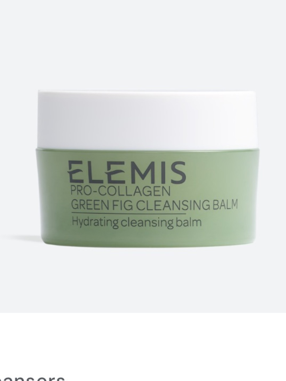 🩵Elemis Green Fig Makeup Melting Cleansing Balm Mini .7 oz BRAND NEW